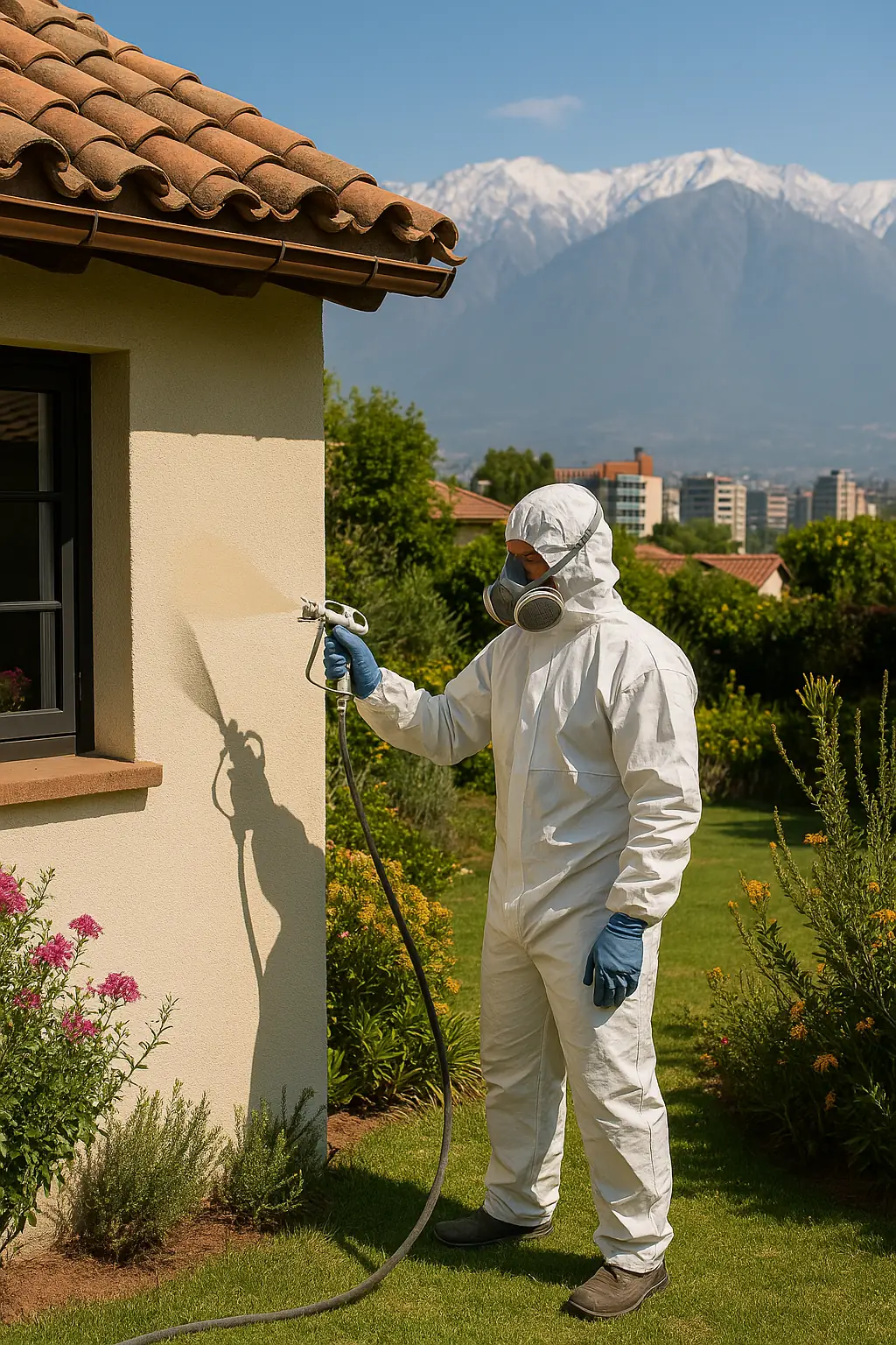 Aplicación de pintura interior